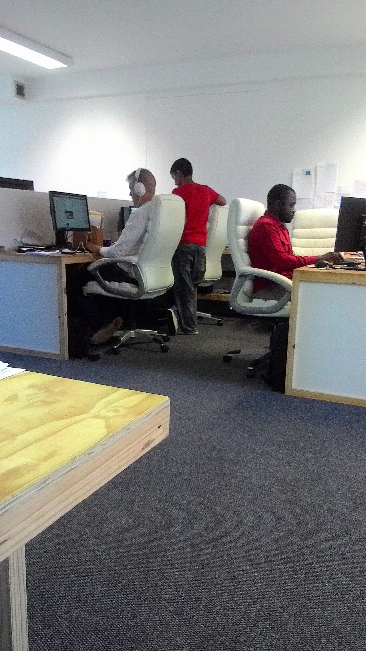 This is an image of "African people at work" from